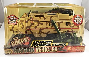 THE CORPS! Mission Vehicles: Armored Personnel Carrier - Desert Camo  (1:18 Scale)