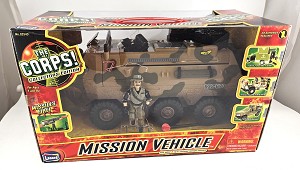 THE CORPS! Mission Vehicle: Mobile Command - Desert Camo  (1:18 Scale)
