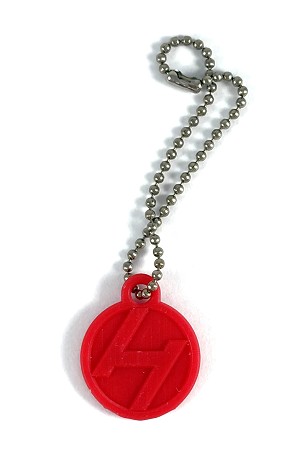 Huxter Labs Dog Tag (Red)
